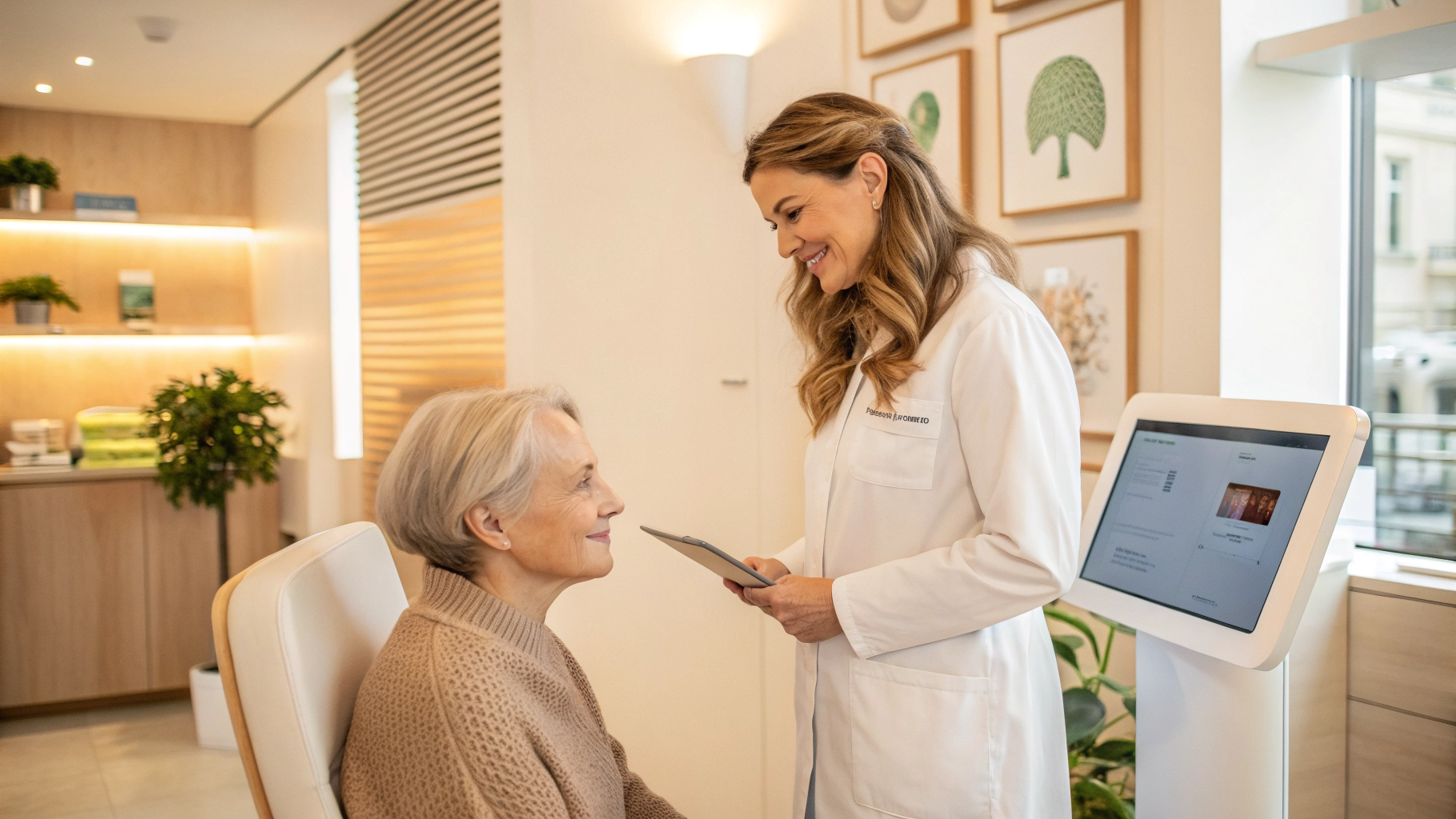 Hair restoration consultation and scalp assessment
